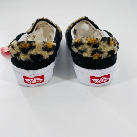 VANS Sherpa Slip-On 59 Sneakers Leopard Print Size 5.5 - Picture 10 of 11